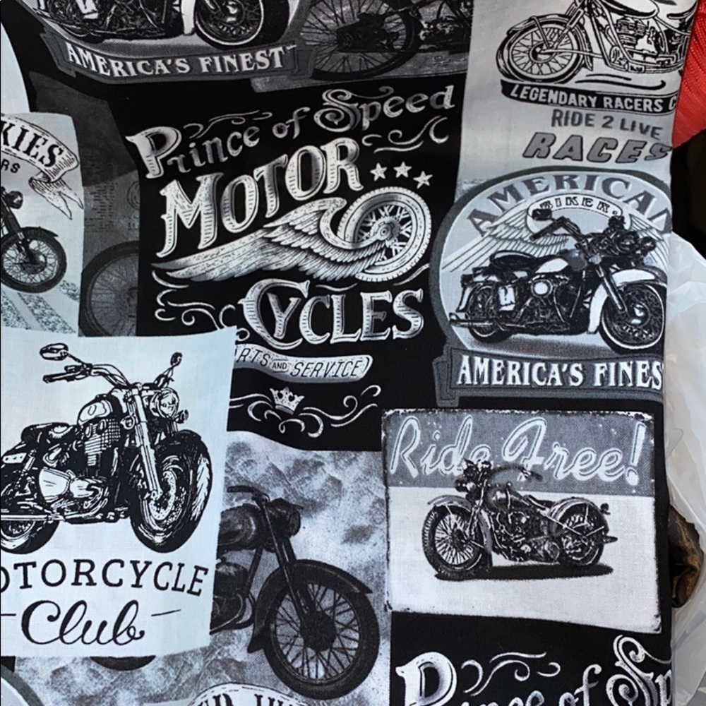 Cotton face mask, motorcycle